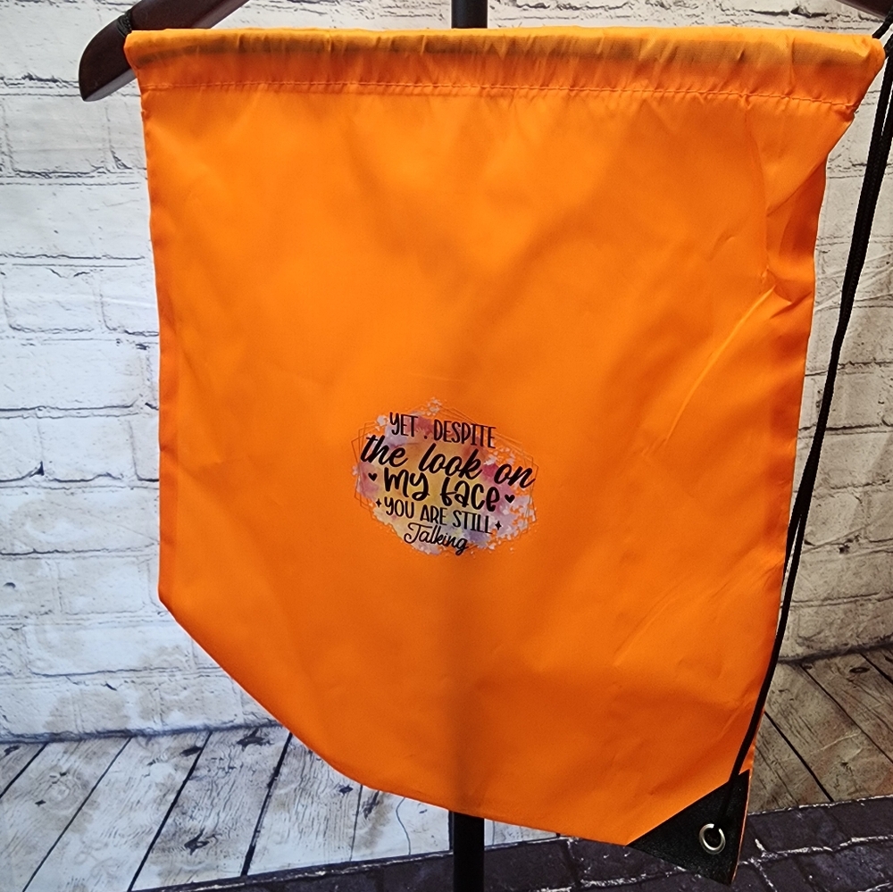 New Adult swagbag orange with graphic design